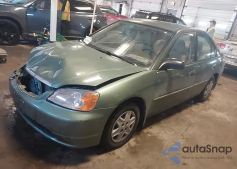 2003 Honda Civic Lx из США, поврежденный, VIN JHMES16553S003069